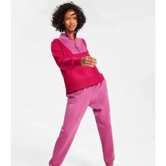 ID IDEOLOGY - 🎉HP x 3 🎉 NWT! L Sz L Colorblock 1/4 Zip Pullover in Posh Berry. - Picture 3 of 16